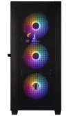 Θήκη BitFenix ​​Graph ATX 4x120 mm ανεμιστήρας F-RGB 2xUSB 3.0 USB 2.0 μαύρο thumbnail (3 of 9)