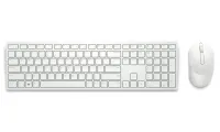 Teclado e mouse sem fio DELL KM5221W CZ SK Checo Eslovaco branco (1 of 4)