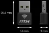 MSI WiFi USB adaptér AX1800 Nano thumbnail (6 of 9)