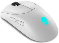 DELL myš Alienware Wireless bezdrátová Tri - mode Gaming Mouse AW720M Lunar Light (1 of 5)