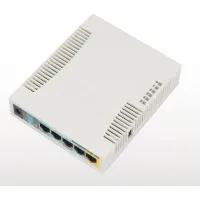 MikroTik RouterBOARD RB951Ui-2HnD 128 MB RAM 600 MHz 5x LAN 1x USB MIMO (2x2) 2,4Ghz 802b g n 1x PoE koos L4 (1 of 1)