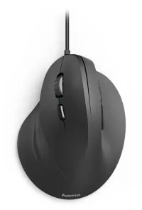 Mouse HAMA EMC-500L cablato ottico 1800 dpi verticale ergonomico 6 tasti USB PER MANCINI nero (1 of 3)